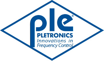 Pletronics logo in blue